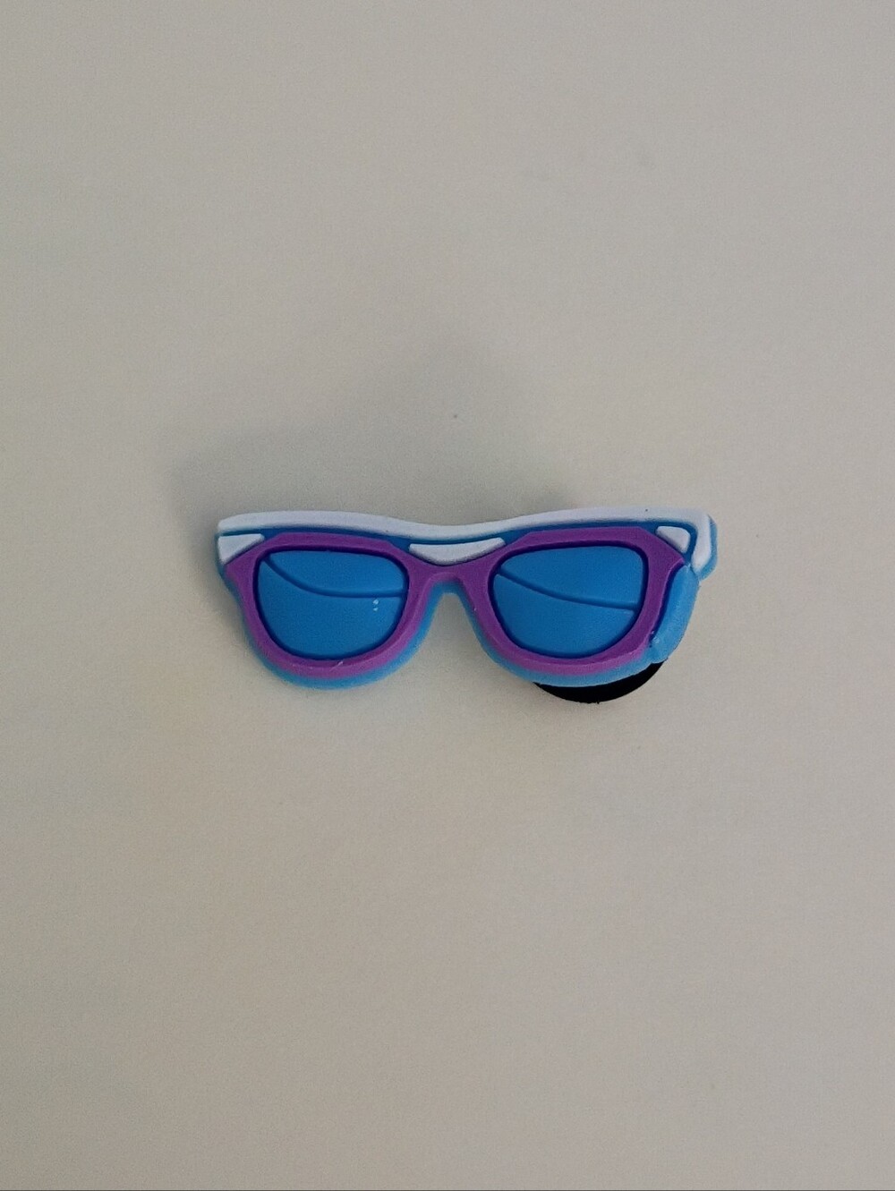 10 for $10 Jibbitz Croc Charm - Purple Sunglasses Summer Shades w/ Blue Lens